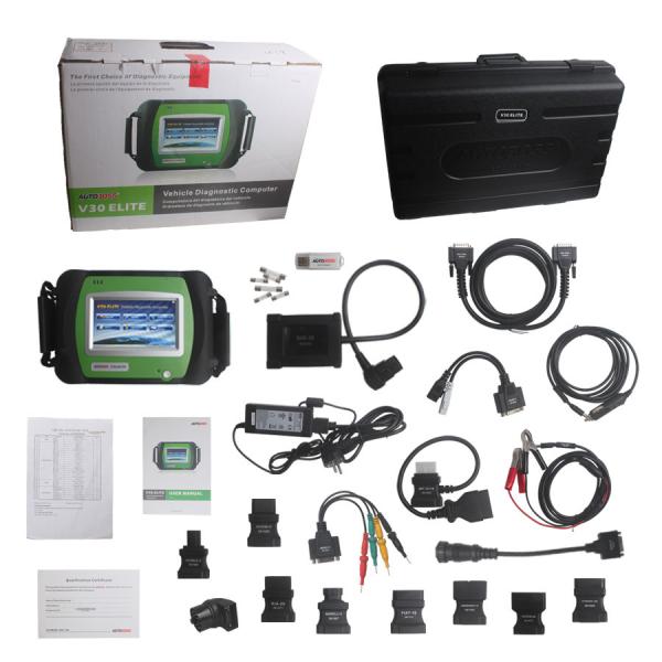 Original AutoBoss V30 Elite Vehicle Diagnostic Tools Testing Report Saving Function
