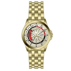 China 41.0mm double dial japan movt full stainless steel wrist men's quartz watches,luxury quartz watch factory