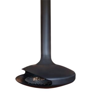 China 100cm Ceiling Hanging Wood Burner 3.2ft Suspended Fire Place factory