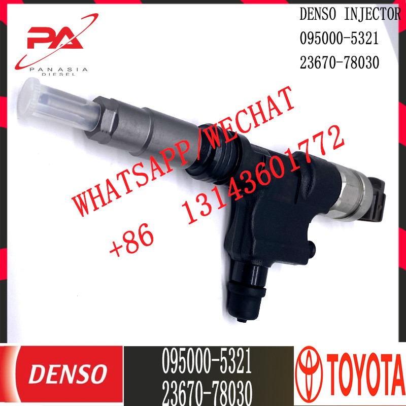 DENSO Diesel Common rail Injector 095000-5321 for TOYOTA 23670-78030