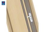 Kent Style Interior Project Veneer Laminated Solid Teak Wood Door