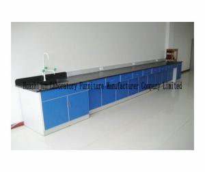 China 3000x750x850mm Lab Work Bench Table Acid Resistant For Medical factory