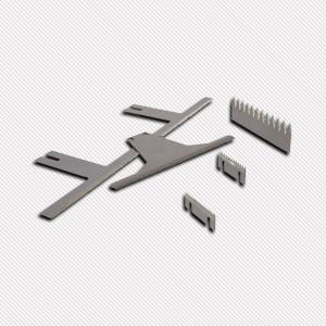 China Serrated Cutting Industrial Packing Blades For Film Packaging Machine factory