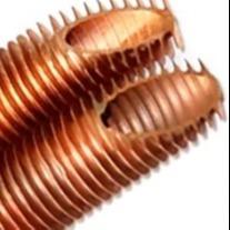 China DELLOK Copper Extruded Fin Tube for heat exchan $10 - 1000 /Piece/Pieces factory