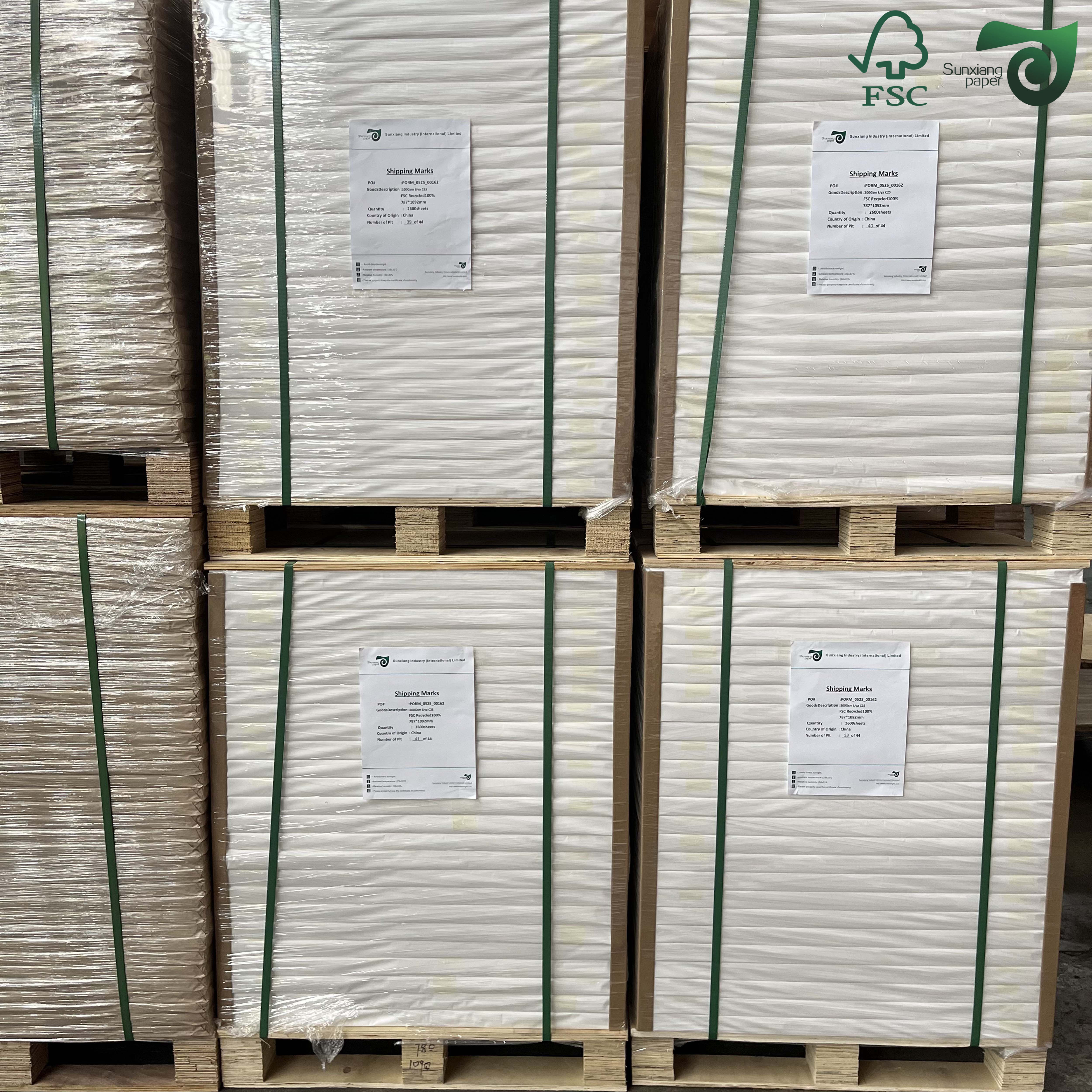 50g 55g Carbonless Copy Paper Blue Yellow NCR Carbonless Invoice Paper Sized 640mm 900mm FSC
