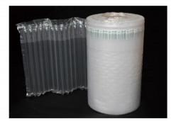 China LDPE Transparent Air Column Packing Easy Handling For Transport Packaging factory