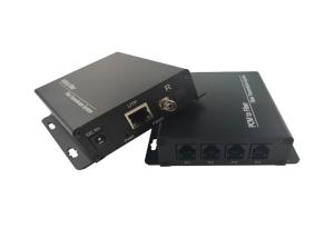 China 4ch RJ11 Telephone Fiber Converter With 1 10/100Mbps Ethernet Port factory