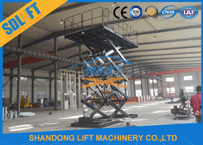 Portable 3000kgs 5M Basement Scissor Car Parking Lift