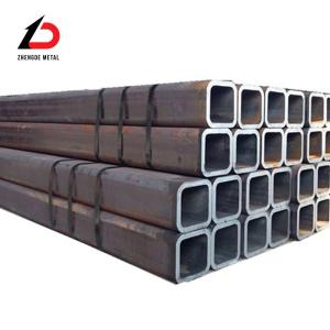 China China Factory S235jr Ss400 S235j0 A572 Carbon Steel Rectangular Seamless Tube Low Carbon Seamless Steel Tube Galvanzied Rectangular Tube for Building factory