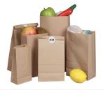 ISO9001 Food Grade Greaseproof Paper Bag Packaging for Sandwich Bread Brown