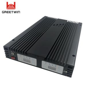 China IP40 4000sqm 78dB Cell Phone Repeater EGSM900 WCDMA2100 LTE2600 factory