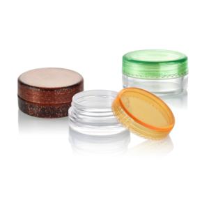 China Base Material ps Eye Cream Jar 2.5ml 3ml 5ml Empty Cream for Cosmetic Industrial factory
