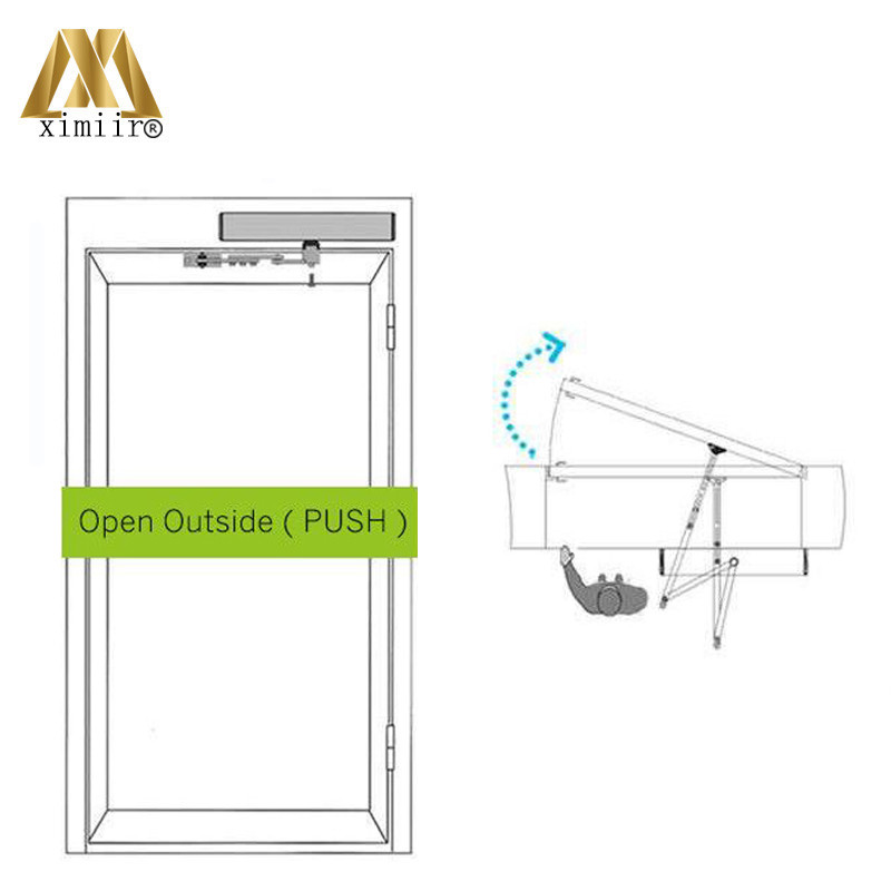 18S Close 2.5M Guide Line Swing Door Closer 2.2M height
