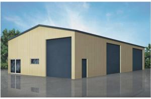 China Industrial Hall Anti Rust Steel Warehouse Structures Prefabricated factory