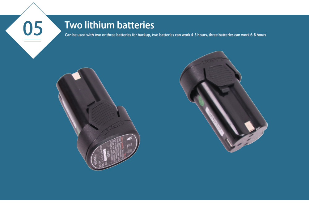 2.5CM Batería Orchard Pruer Uso prolongado 14.4V Batería inalámbrica Podadoras eléctricas Tijeras Tijeras para podar