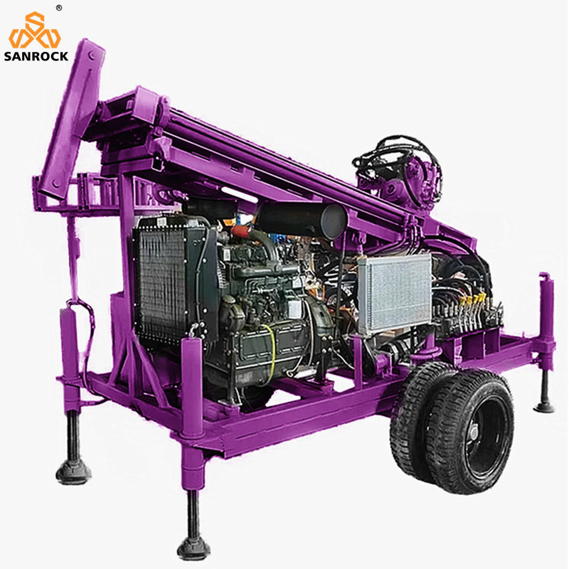 Small Well Water Drilling Equipment High Drilling Efficiency Water Borehole Drilling Machine