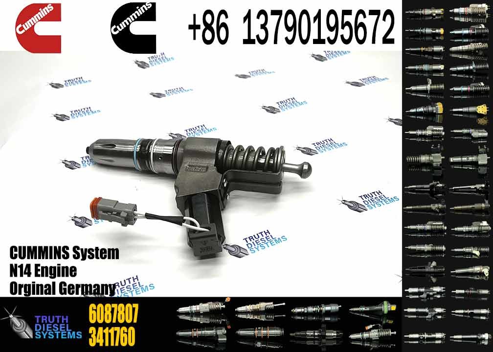 New Common Rail Diesel Fuel Injector 4307516 6087807 3080931F For Cummins QSN14 N14