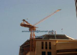 China QTD125(4522) Central Inner Climbing Tower Crane Luffing Jib Type in Sri Lanka factory
