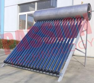 China Roof Flat Solar Water Heater / Copper Pipe Solar Water Heater For Washing factory