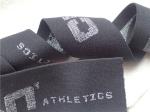 Heat Transfer Logo On Polyester Elastic Webbing / Clothing Elastic Band