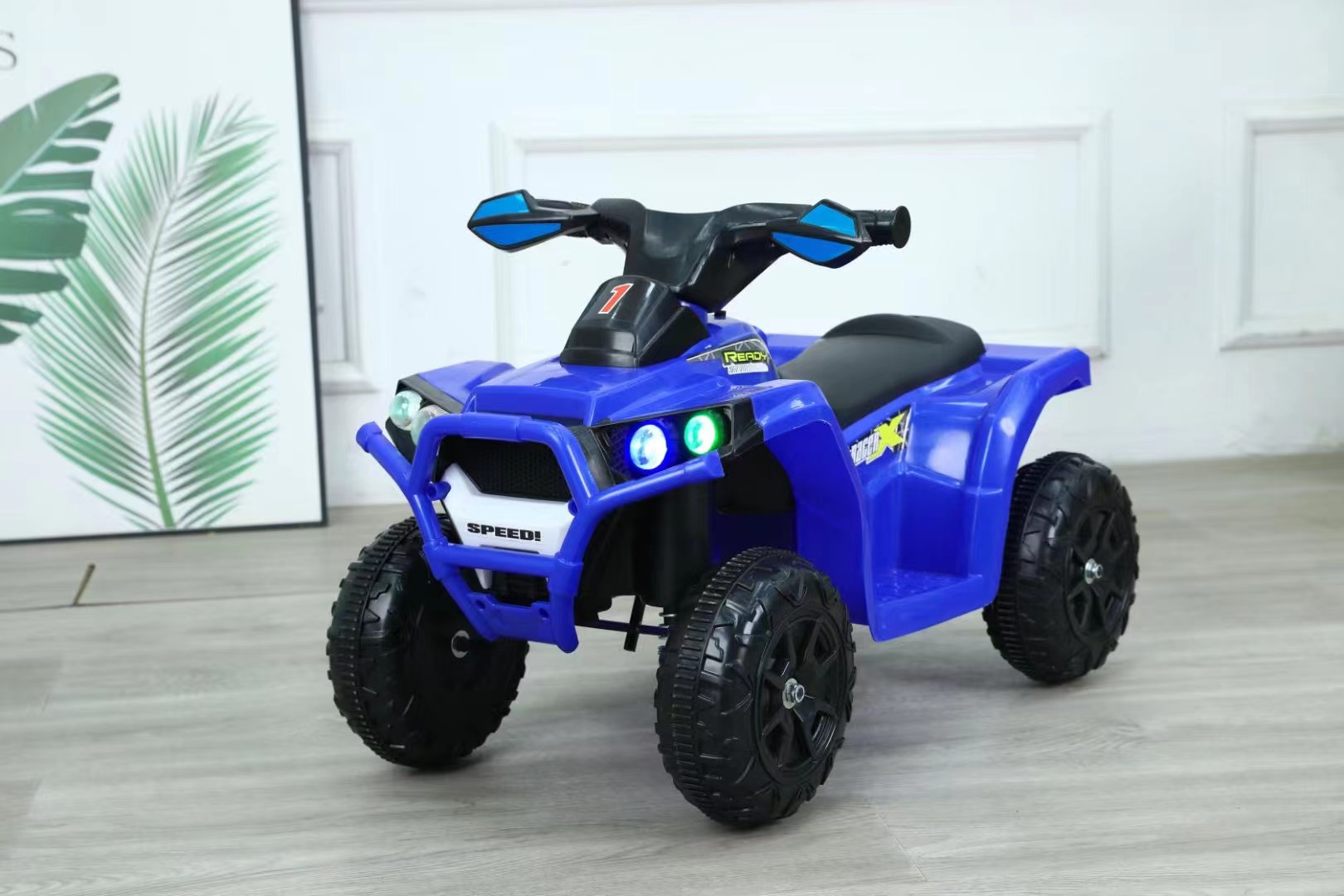 Unisex Plastic Ride On 6V Electric Car Toys with Lighting and Music Model