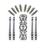 Small Size Cast Iron Railing Parts Home Decoration Balustrade Baluster