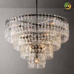 China Hotel Lobby Creative Crystal Pendant Chandelier Postmodern Living Room factory