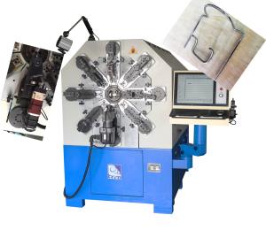 China Camless Wire Bending Equipment , 12 Axis Automatic Spring Coiling Machine factory