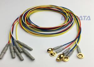 China Clinical EEG Measurement EEG Disc Electrodes Multi Color OEM / ODM Acceptable factory