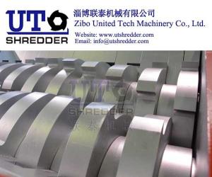 China Double Shaft Shredder D42120 - Tire Recycling Equipment - High Efficient Double Shaft Plastic Shredder/Crusher Machine factory