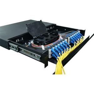 China Slidable rack mounted fiber optical patch panel factory