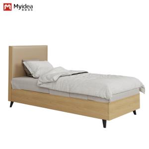China Student Apartment Bed With Desk For Apartment Furniture Support customization factory