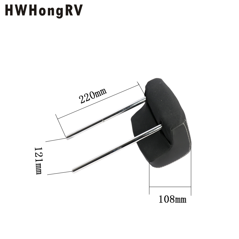 Adjustable on height car seat headrest parts campervan seats accessories L-shap Rear seat pillow