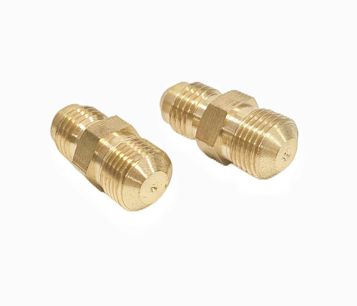 1/2'' NPT X 1/2 '' Flare Brass Pipe Fitting Male Pipe Adapter Smoothly Polished