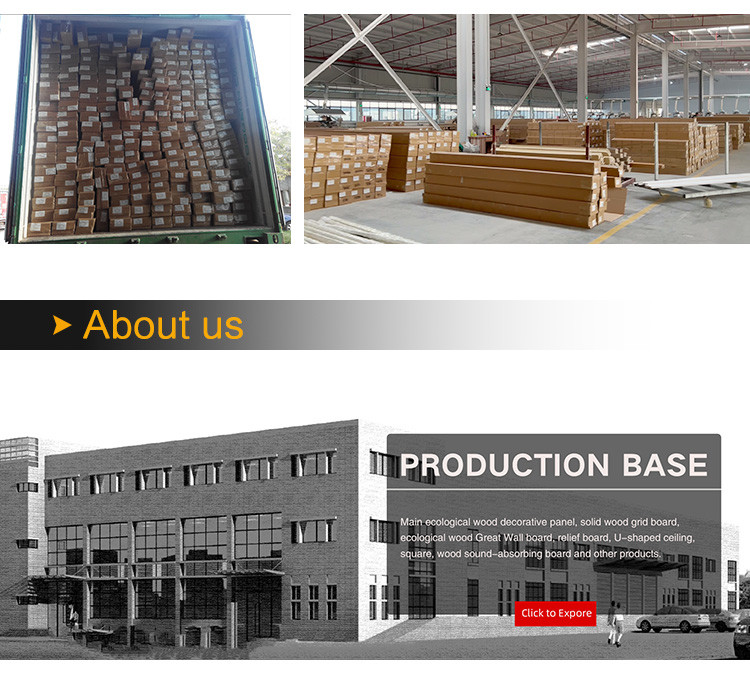 Customized Composite WPC Decorative Wall Panels Anti Corrosion