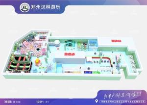 China Indoor Amusement Trampoline Park Playground Equipment Customized Color factory