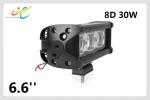 High quality factory price Offroad 12V/24V DC waterproof IP68 8D 6.6inch 30W 8D