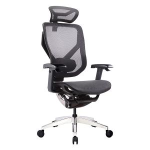 China Black PA Plastic Ergonomic Revolving Chair High Elastic Wintex Mesh Chair Lumbar Support factory