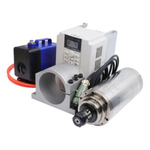 China 24000rpm Operating Speed Water Cooled Spindle Motor Kit for CNC Construction Works factory