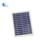 6V High Efficient Glass Solar Panel 5W Outdoor Solar Photovoltaic Panel Charger