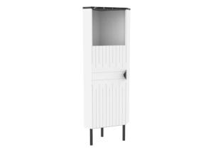 China 118cm High 30cm Wide MDF Bathroom Storage Shelf For Shampoos factory