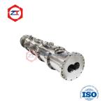 Plastic Granulation Twin Screw Extruder Lined Barrels Oem Hole Diameter Φ71.8mm