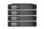 600W Network Audio Amplifier 4 Channel , High Power Mixer Amplifier Aluminum