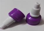 20 / 410 Purple / Grey Plastic Bottle Lids Twist Type Out Diameter 23 . 5MM