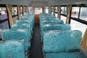 China Children School Bus Seats 330*302*1020mm High Density Polyurethane Foam factory