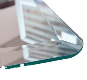 China Flat Polished Edge Tempered Silk Screen Printed Table Top Glass for Furniture factory