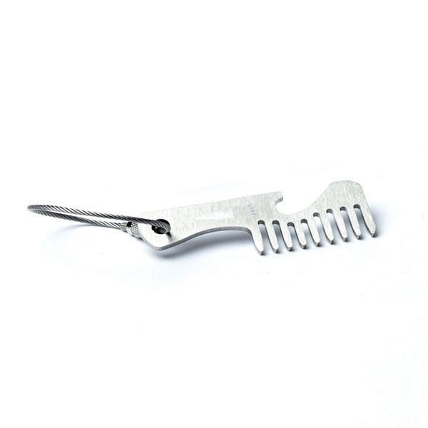 Cool innovative men grooming supplier stainless steel engrave logo mini beard