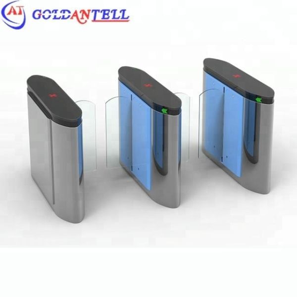 High Security Optical Turnstile Speed Gate with 1400x300x1000mm Cabinet and