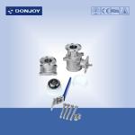 3 pcs Non retention Sanitary Ball Valve disasembly full port , SS316L , 2 INCH