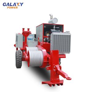 China 12Ton Pulling Cable Cummins Diesel Overhead Line Stringing Equipment factory